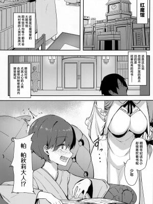 (例大祭19) [ALBANOTE (ALBA)] パチュリー様に想いを伝えたら襲われた話 (東方Project) [白杨汉化组]_02
