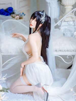 清水由乃 - Taihou wedding dress