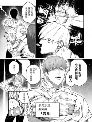 [愛沢精肉店  (愛沢アンジ)] マッスルサロンへようこそ! [中国語]_038