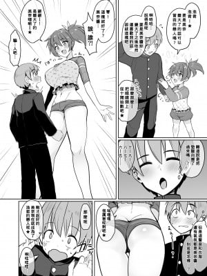 [うぱ西。] 10秒数える間に急成長した女の子に好奇心のおもむくまま搾り取られる漫画 [Banana手工漢化]