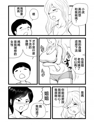 [桃尻ハッスル堂] ママとあゆみさんに搾り取られる息子の話 [中国翻訳]_Sisters_025
