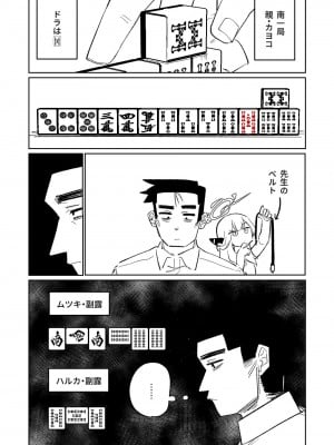 [朝比奈吉利] 便利屋68脱衣麻雀 壱～三回戦～ (ブルーアーカイブ)_014