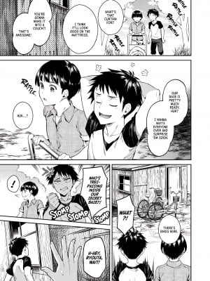 [二次結び (大野かなえ)] ぼくらのひみつきち｜Our Secret Base [English] [無修正]_02
