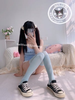二阶堂(宅绘子) - 蓝色上衣_002