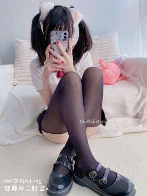 二阶堂(宅绘子) - 猫儿黑丝_008