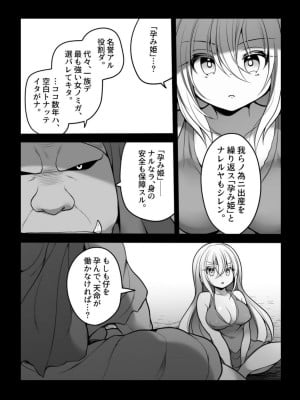 [あむぁいおかし製作所 (舞鶴やちよ、れいとうみかん)] TS孕み姫 ～元勇者さんがオークの群れのお姫様♀になるお話～_14
