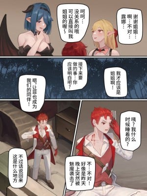 [みるきんぐだむ (みるきんぐ、ウェルト)] 魔王が倒されたのでタンク兄弟と剣士を魔物娘に変えちゃいます! [梅水瓶汉化] [DL版]_32