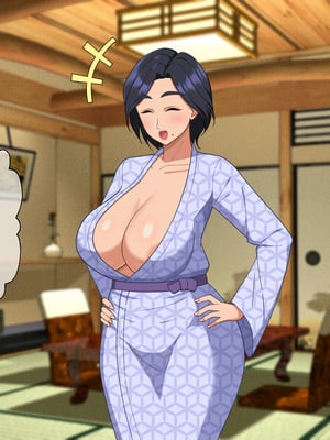 [春葉流亭 (春葉流)] 肝っ玉母ちゃんがマザコン息子の勢いに負けてお嫁さんになっちゃう話 [中国翻訳]_179