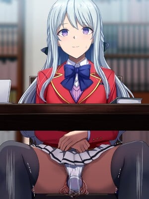 [妄想Caution (ダイアル)] かくれてスカートの中を好き放題弄られてるCG集 [薪炎gpt机翻]_311