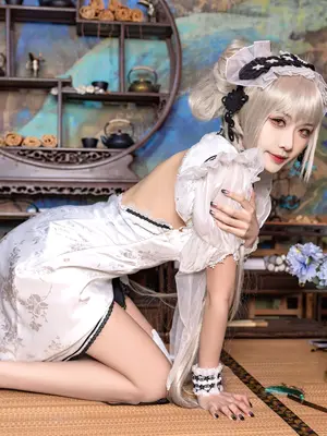 源纱希喵喵喵 - 碧蓝航线 可畏 旗袍_05_05