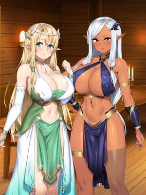 [アネモネ＊ (23)] 高身長エルフ×ダークエルフのお姉さんに拾われて [不会用ps个人汉化]_114