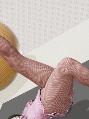 [3D]做韵律操的妈妈AI重绘_170