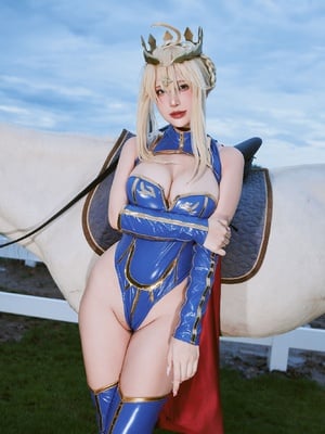Puypuy プィプィ (Puypuychan) cosplay Artoria Lancer - FateGrand Order_041