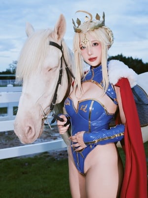 Puypuy プィプィ (Puypuychan) cosplay Artoria Lancer - FateGrand Order_027