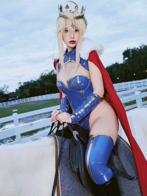 Puypuy プィプィ (Puypuychan) cosplay Artoria Lancer - FateGrand Order_011