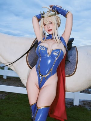 Puypuy プィプィ (Puypuychan) cosplay Artoria Lancer - FateGrand Order_038