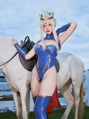 Puypuy プィプィ (Puypuychan) cosplay Artoria Lancer - FateGrand Order_037