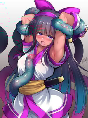 [C.R’s NEST (しーあーる)] 刻淫之巫女 (サムライスピリッツ)[中国翻訳][光阴个人汉化]_064