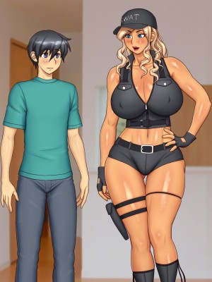 [逝印乳業 (逝印)] エロコスプレで挑発ギャルママ_093