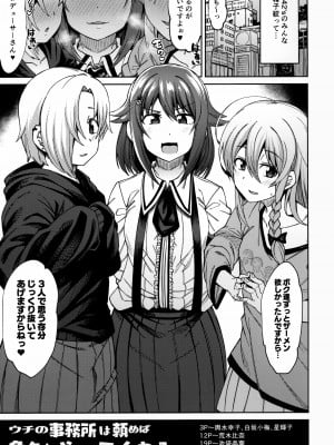 (C99) [シコ寝るミックス (かーうち)] ウチの事務所は頼めば色々とやってくれる (アイドルマスター シンデレラガールズ)_01