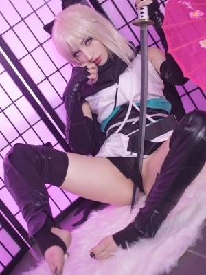 Shiro_Kitsune_Souji_Okita_Sakura_Saber_Fate_Grand_Order_fd9f6d18ac0e152b0ab76 (T.ME-COSPLAYSETS)