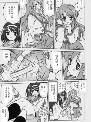 [桃華月憚个人汉化] (C70) [蛸壷屋 (TK)] 涼宮ハルヒの服従 (涼宮ハルヒの憂鬱)_06