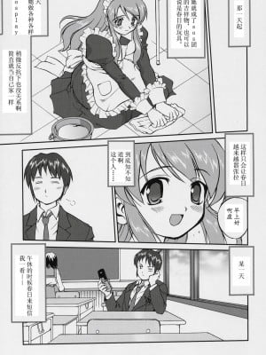 [桃華月憚个人汉化] (C70) [蛸壷屋 (TK)] 涼宮ハルヒの服従 (涼宮ハルヒの憂鬱)_12