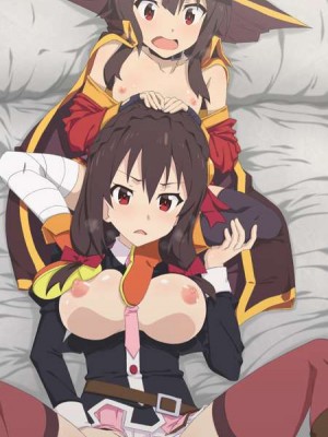［ColomoTen］めぐみんVSゆんゆん！地獄！はじめての子作り勝負！Full Size And Difference. (この素晴らしい世界に祝福を)_002