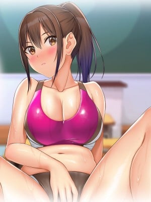 [ぽるちーに] 二人の幼馴染が巨乳とマンスジがエロ目立ちする水泳部と陸上部に入部して俺を誘うから何度も生ハメ中出しセックスしまくる！！_003