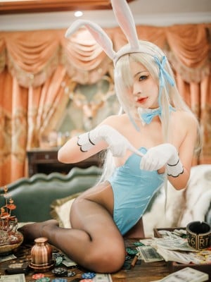yuuhui玉汇 - 一之瀬アスナ bunny girl_007