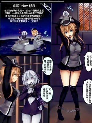 (砲雷撃戦!よーい!二十九戦目) [もなかうどん (モニカノ)] 重巡洋艦 プリンツ 尋問調書 (艦隊これくしょん -艦これ-)[UPPER重工x我不看本子个人汉化]_03