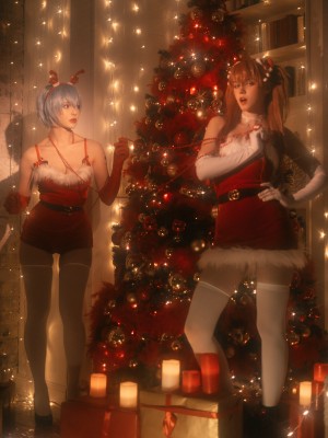 Shirogane-sama - Asuka_Asuka - Asuka and Rei Christmas 0011