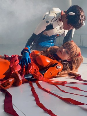 Shirogane-sama - Asuka_Asuka - Asuka and Shinji Backstages 0007
