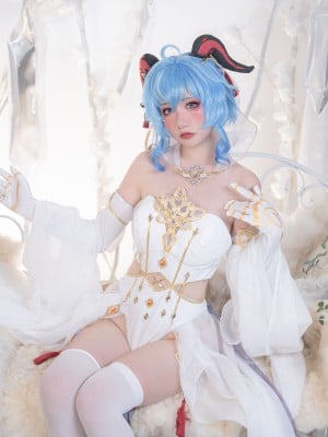 爆机少女喵小吉&云烧 - 原神花嫁：优菈&甘雨_10