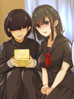 [メルコロ (KANIKORO)]  巨乳な幼馴染と美人な姉が…僕のち〇こを取り合って困っています…_068