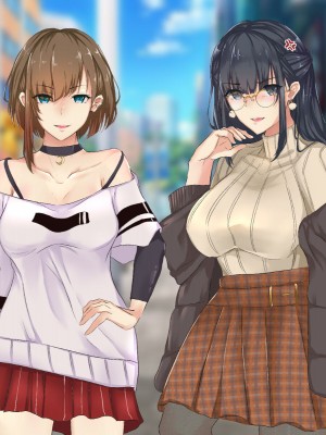 [メルコロ (KANIKORO)]  巨乳な幼馴染と美人な姉が…僕のち〇こを取り合って困っています…_106