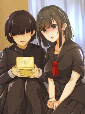 [メルコロ (KANIKORO)]  巨乳な幼馴染と美人な姉が…僕のち〇こを取り合って困っています…_064