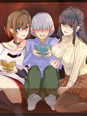 [メルコロ (KANIKORO)]  巨乳な幼馴染と美人な姉が…僕のち〇こを取り合って困っています…_100