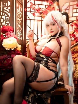 洛璃LoLiSAMA - 埃吉尔旗袍 金龙腾祥云_04