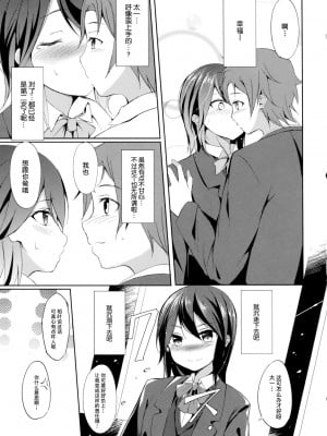 [空気系★汉化] (C81) [Dream Halls! (綴り)] 耽溺する彼と彼女 (ココロコネクト)_008