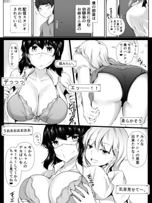 [石ケンピ (イッシー13)] 僕の家が幼馴染のお姉ちゃん達の配信部屋にされてる件_03