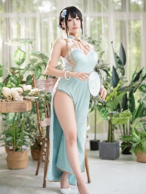 HaneAme 雨波 - Original Jade Qipao_002-TELEGRAM @TLC_UPDATE