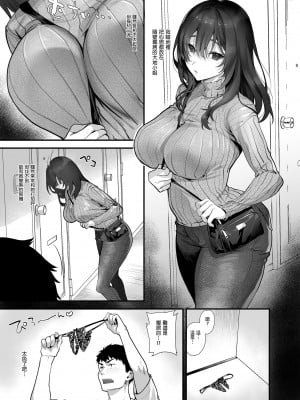 [サゲジョー (sage・ジョー)] お隣さんは陰キャっぽいのに隠れビッチ | 看似陰鬱的鄰居其實是輕佻女子[中文] [無修正]_0003