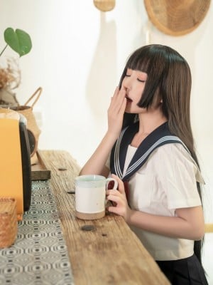爆机少女喵小吉 - 日常写真-放课后_003
