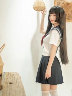 爆机少女喵小吉 - 日常写真-放课后_038