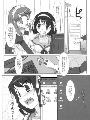 (C70) [スタジオ・ワラビー (たくじ)] 「非日常系。」 (涼宮ハルヒの憂鬱)_005