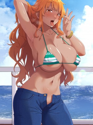 [青ばなな]ドスケベナミさん (ワンピース)_19