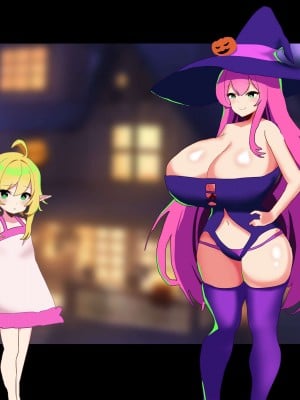 [メス堕ち亭]〜メス堕ちハロウィン〜 ふたなり魔女にメスにされちゃうエルフショタ_055