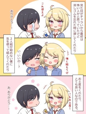 [マジカル☆まなな (まなな)] クラスメイトのギャル男子♂の女装裏垢を見つけた陰キャくん_015