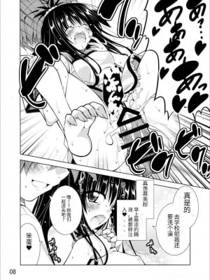 (C88) [BBG (葵蜜柑)] リトさんのハーレム性活 (ToLOVEる ダークネス) [天使汉化]_07
